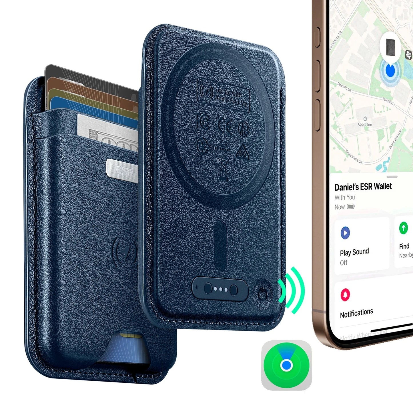 Kssential - Find My IPhone Magsafe Wallet