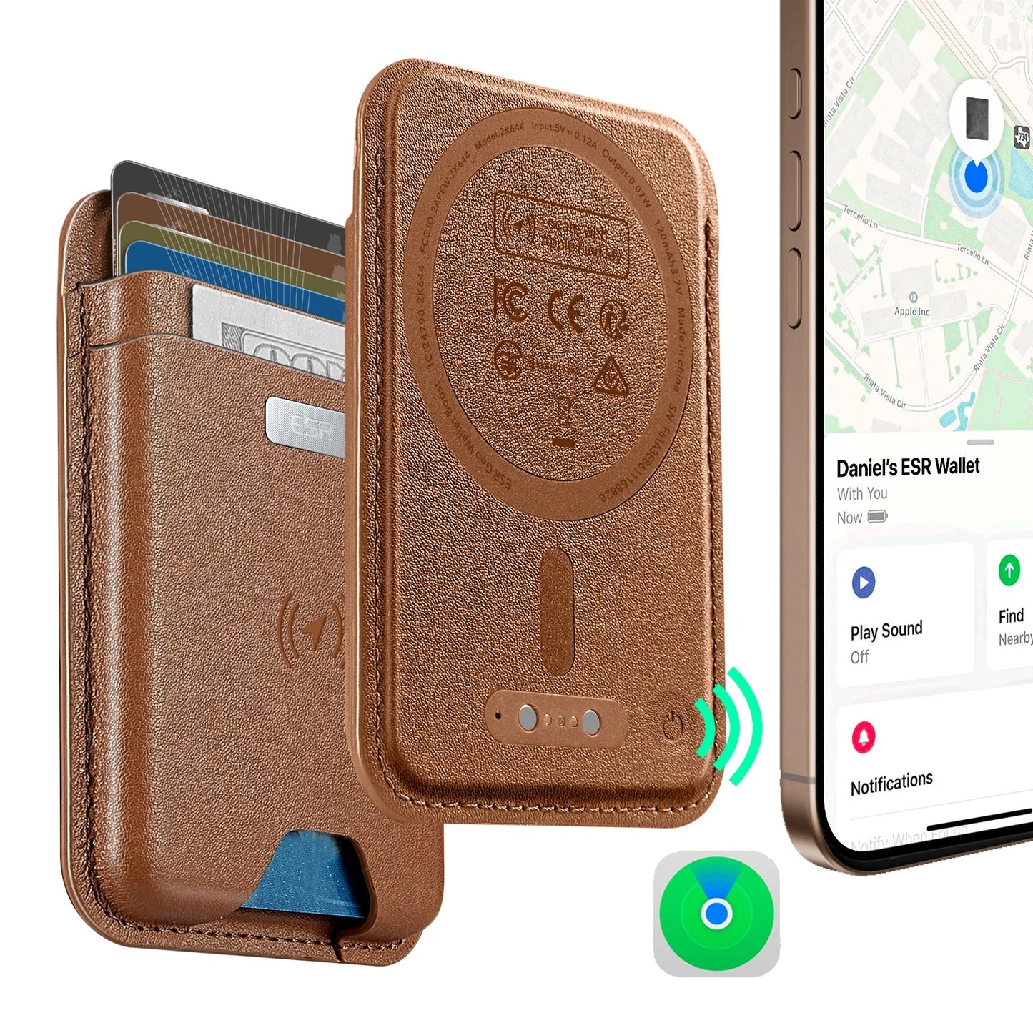 Kssential - Find My IPhone Magsafe Wallet