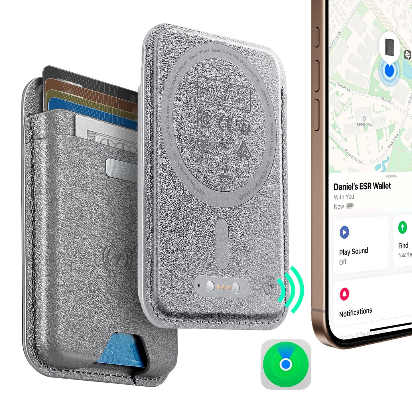 Kssential - Find My IPhone Magsafe Wallet