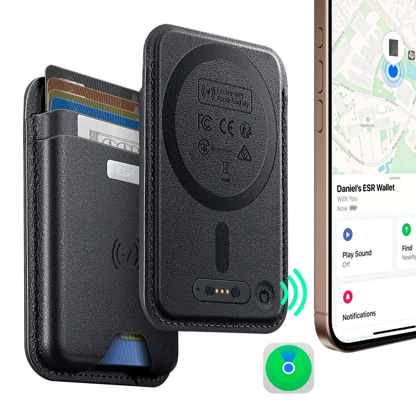 Kssential - Find My IPhone Magsafe Wallet