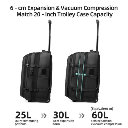 [New] PackLite XL - Vacuum Suitcase Backpack Combo