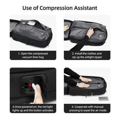 [New] PackLite XL - Vacuum Suitcase Backpack Combo